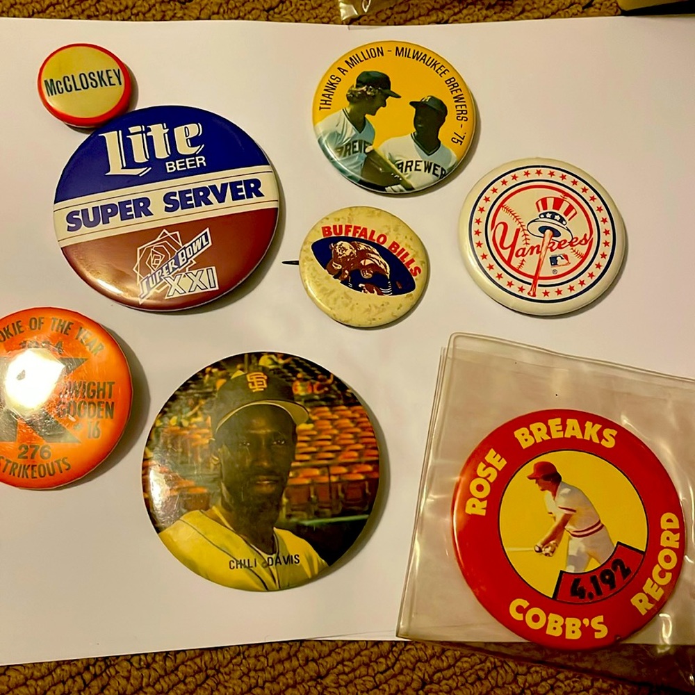 Vintage bundle sports pins
